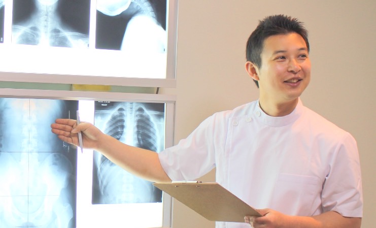 レントゲンによる説明